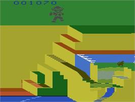 In game image of Congo Bongo on the Atari 2600.