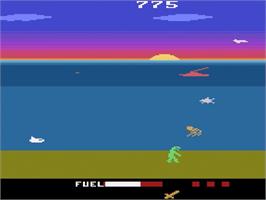In game image of Crash Dive on the Atari 2600.