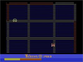 In game image of Demolition Herby on the Atari 2600.