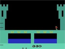 In game image of Dragonfire on the Atari 2600.
