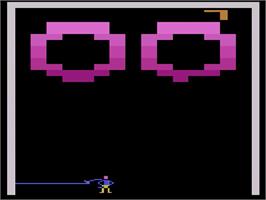 In game image of Fireball on the Atari 2600.