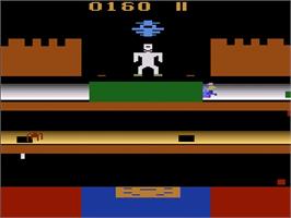 In game image of Frankenstein's Monster on the Atari 2600.
