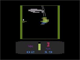 In game image of Ghostbusters II on the Atari 2600.