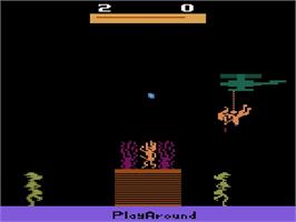 In game image of Jungle Fever/Knight on the Town on the Atari 2600.