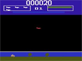 In game image of Killer Satellites on the Atari 2600.