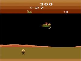 In game image of Masters of the Universe: The Power of He-Man on the Atari 2600.