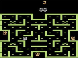 In game image of Mouse Trap on the Atari 2600.