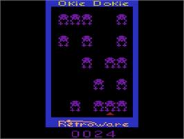 In game image of Okie Dokie on the Atari 2600.