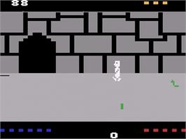 In game image of Quest for Quintana Roo on the Atari 2600.