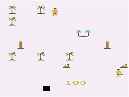 In game image of Riddle of the Sphinx on the Atari 2600.