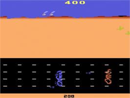 In game image of Road Runner on the Atari 2600.
