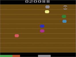 In game image of SCSIcide on the Atari 2600.