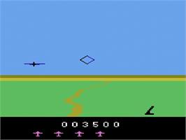 In game image of Spitfire Attack on the Atari 2600.