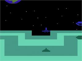 In game image of Star Strike on the Atari 2600.