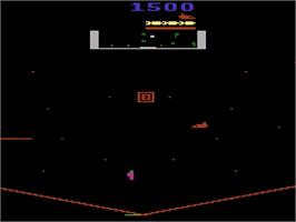 In game image of Stargate on the Atari 2600.