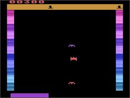 In game image of Threshold on the Atari 2600.