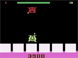 In game image of Tooth Protectors on the Atari 2600.