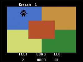 In game image of Video Reflex on the Atari 2600.