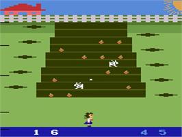 In game image of Wabbit on the Atari 2600.