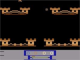 In game image of Wing War on the Atari 2600.