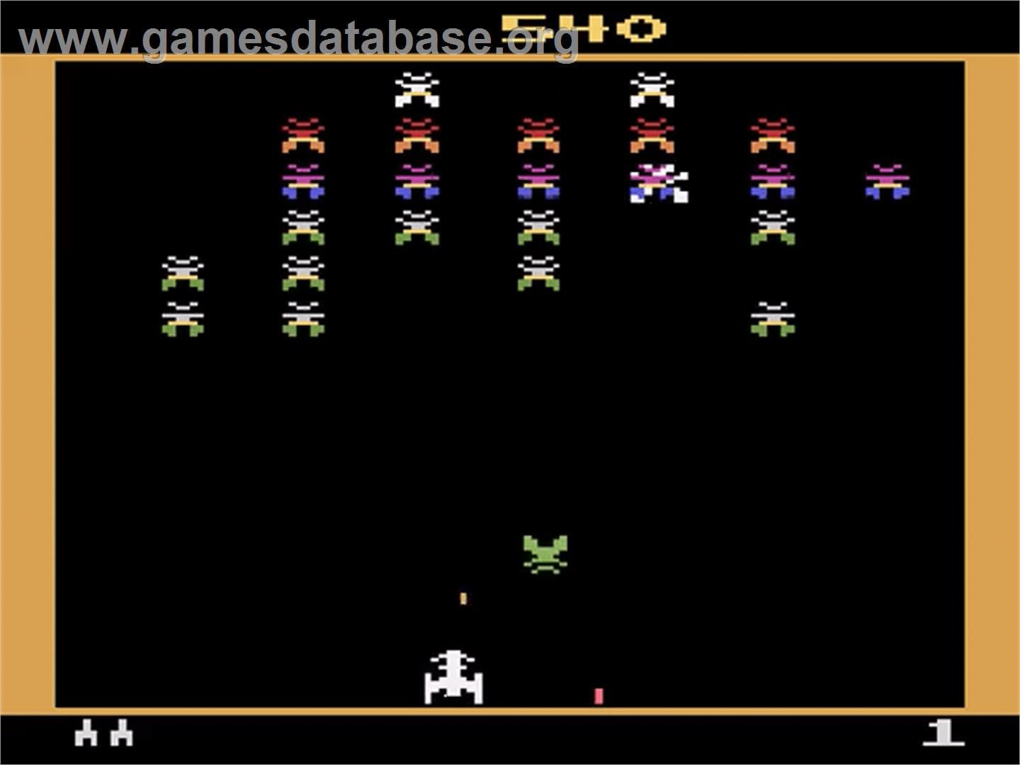Galaxian - Atari 2600 - Artwork - In Game