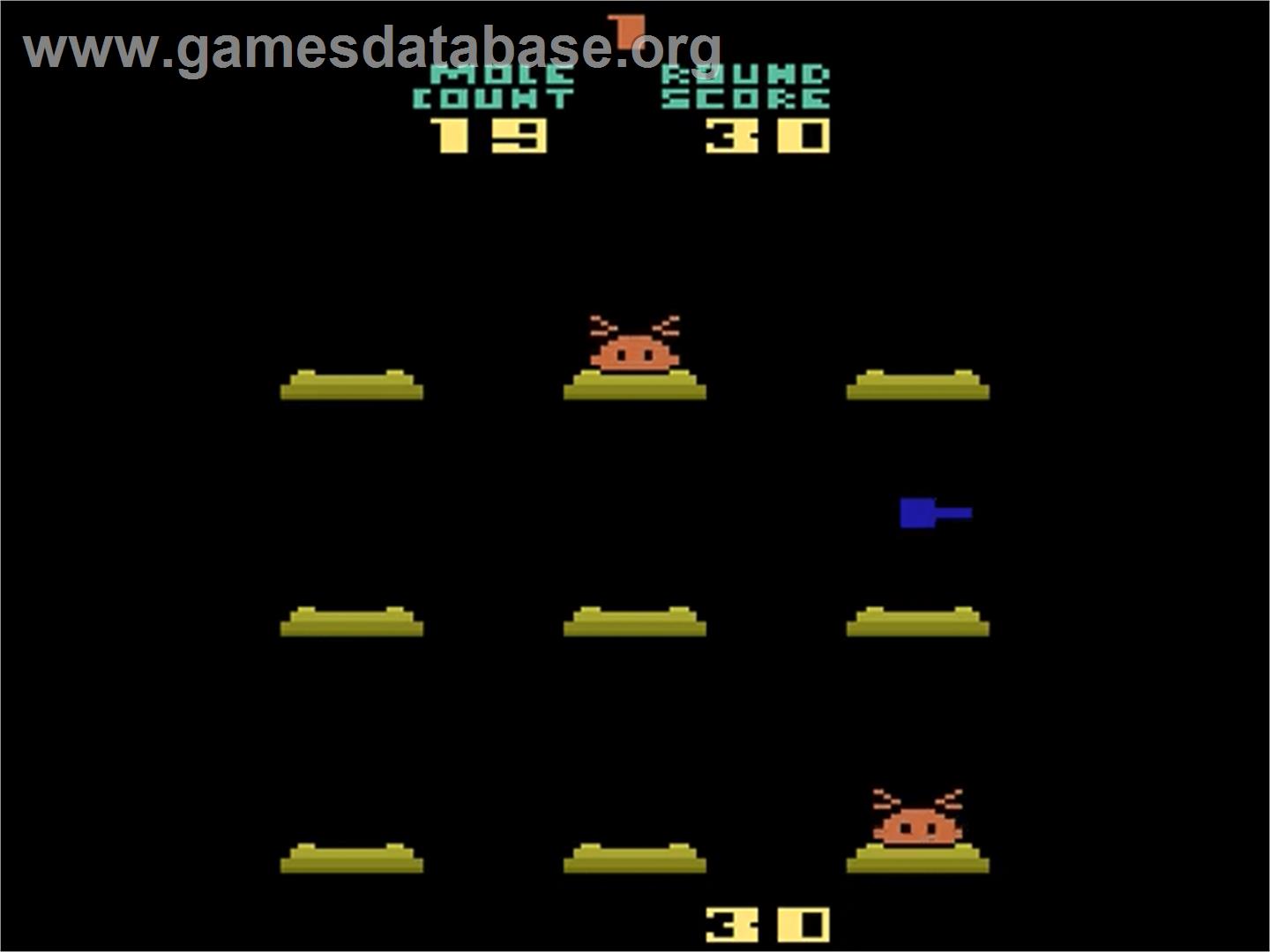 Holey Moley - Atari 2600 - Artwork - In Game