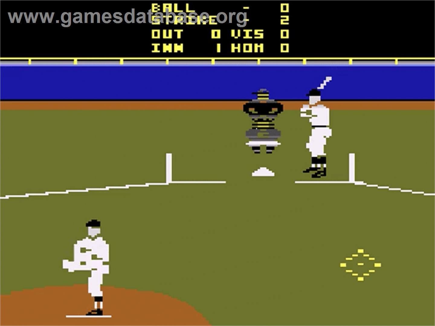 Major League Baseball - Atari 2600 - Artwork - In Game