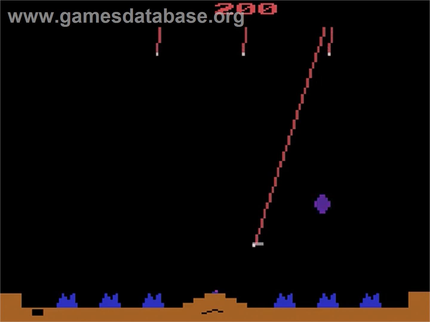Missile Command - Atari 2600 - Artwork - In Game