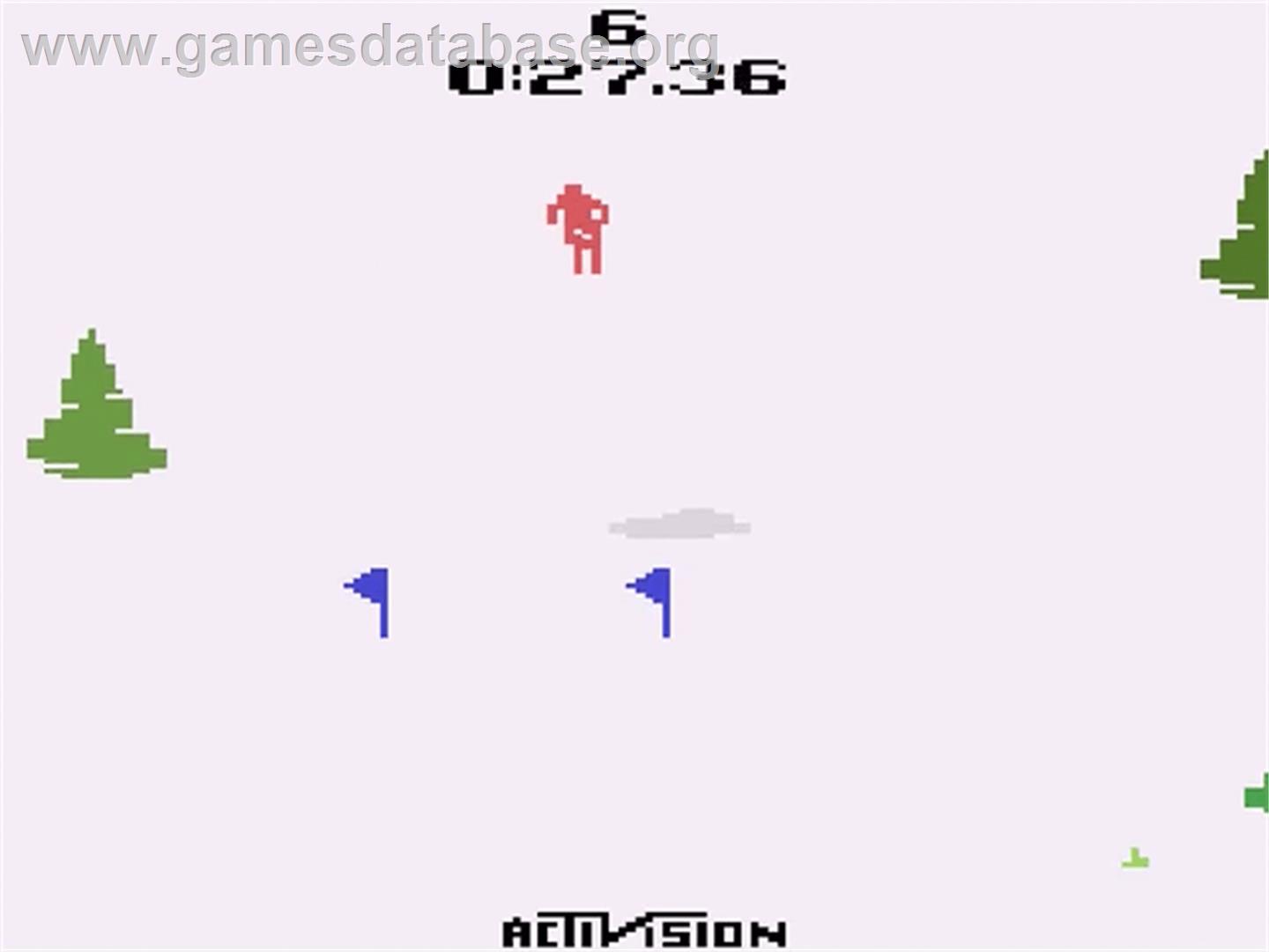 Skiing - Atari 2600 - Artwork - In Game