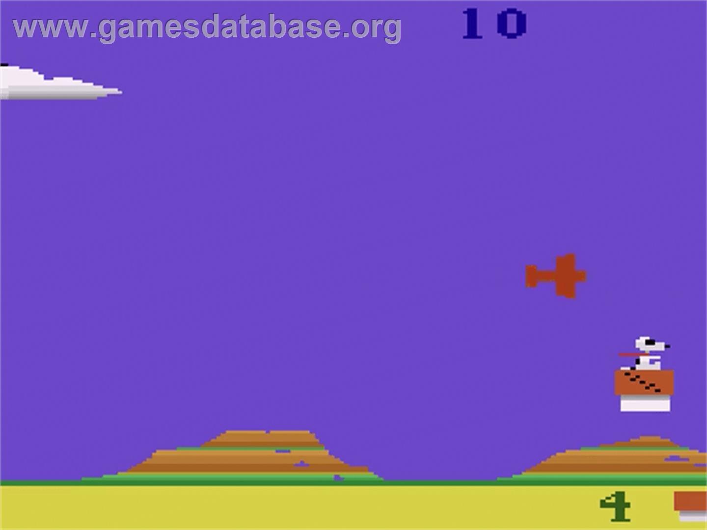 Snoopy and the Red Baron - Atari 2600 - Artwork - In Game
