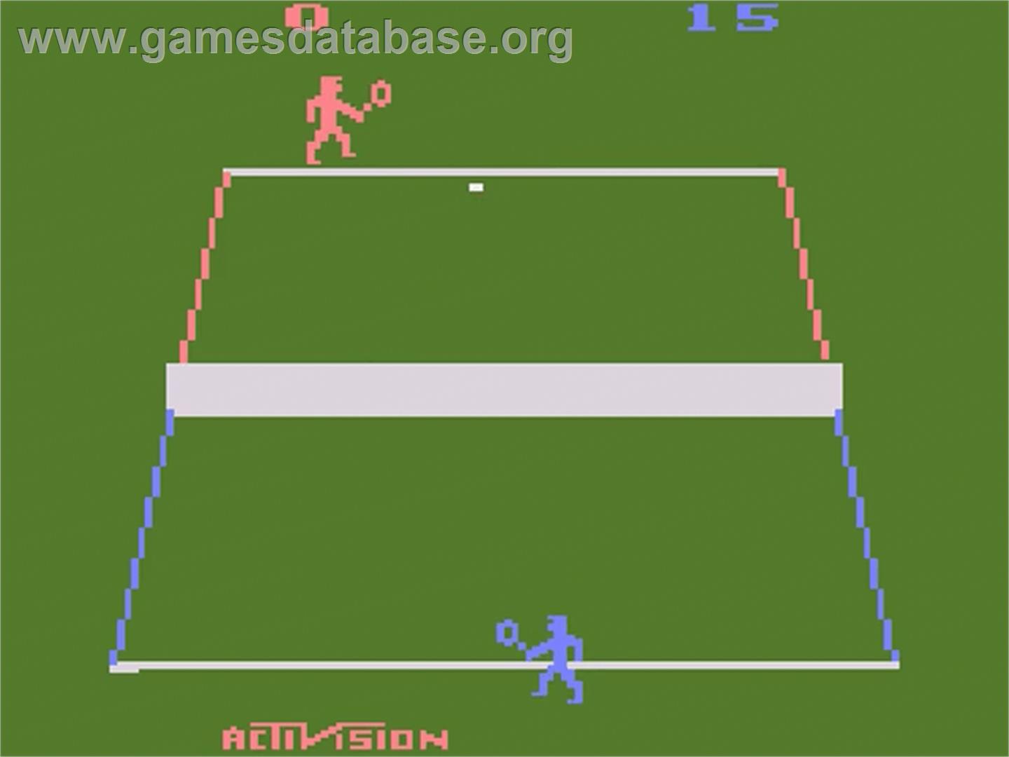 Tennis - Atari 2600 - Artwork - In Game