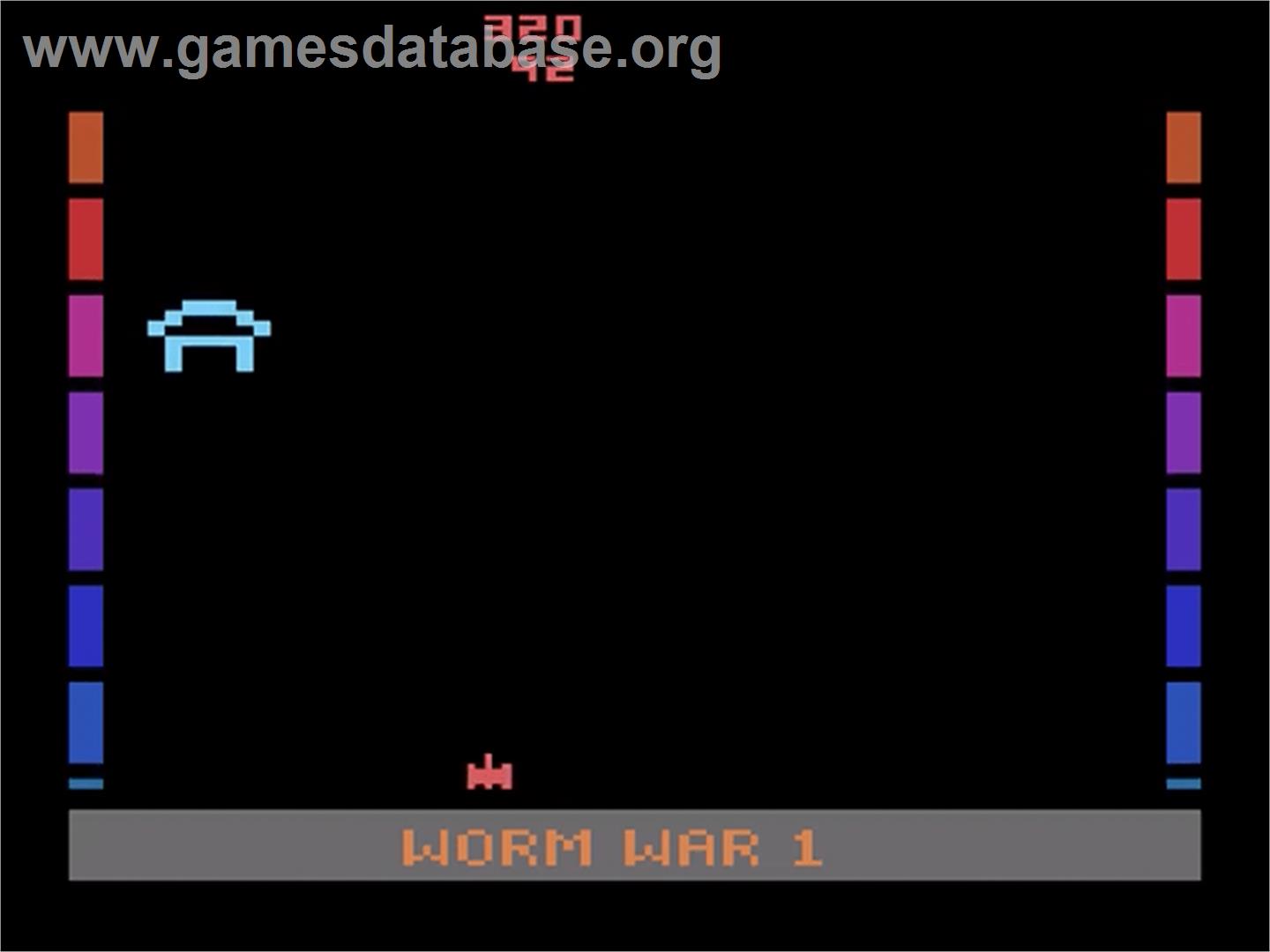 Worm War I - Atari 2600 - Artwork - In Game