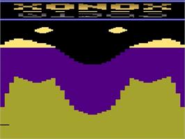 Title screen of Artillery Duel on the Atari 2600.