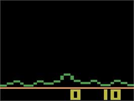 Title screen of Astrosmash on the Atari 2600.