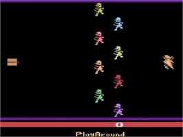 Title screen of Bachelorette Party/Burning Desire on the Atari 2600.