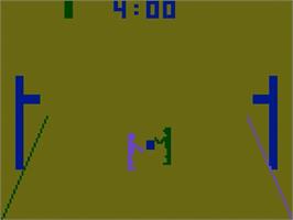 Title screen of Basketball on the Atari 2600.