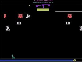 Title screen of Carnival on the Atari 2600.