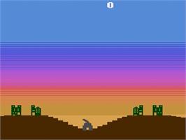 Title screen of Commando Raid on the Atari 2600.