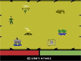 Title screen of Crossbow on the Atari 2600.
