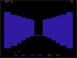 Title screen of Crypts of Chaos on the Atari 2600.
