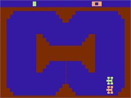 Title screen of Indy 500 on the Atari 2600.