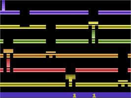 Title screen of Infiltrate on the Atari 2600.