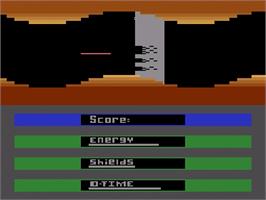 Title screen of Laser Gates on the Atari 2600.