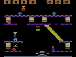 Title screen of Miner 2049er Volume II on the Atari 2600.