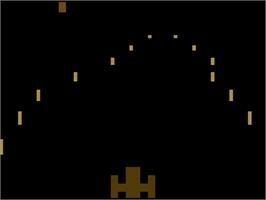 Title screen of Night Driver on the Atari 2600.
