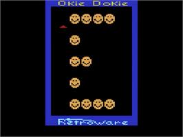 Title screen of Okie Dokie on the Atari 2600.