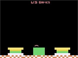 Title screen of Picnic on the Atari 2600.