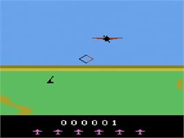 Title screen of Spitfire Attack on the Atari 2600.