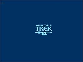 Title screen of Star Trek: Strategic Operations Simulator on the Atari 2600.