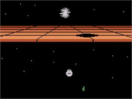 Title screen of Star Wars: Return of the Jedi - Death Star Battle on the Atari 2600.
